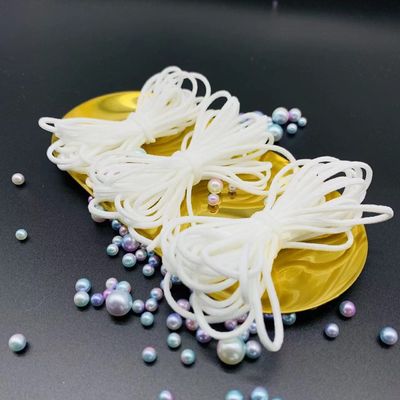 Masker Bedah Lingkaran Telinga Elastis Untuk Masker Wajah Pita Elastis Lingkaran Telinga Putih 3mm