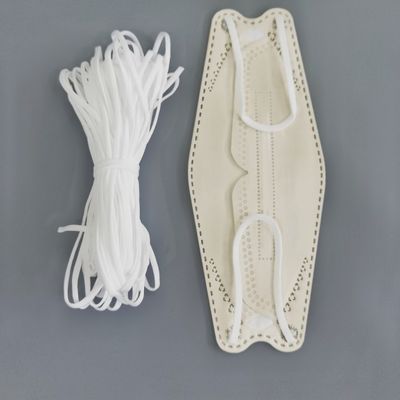 3.5mm Lembut Elastis Flat Ear Loops Band Earloop Tali Elastis Untuk Masker Wajah