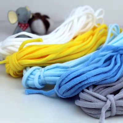 Band Lingkaran Telinga Elastis Sangat Lembut Untuk Masker Wajah Menggantung Telinga 5mm 6mm