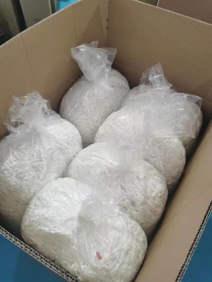 Masker Wajah Non Woven Lingkaran Telinga Elastis 3.5mm 3mm Hitam Tali Tali Elastis Bulat Lembut