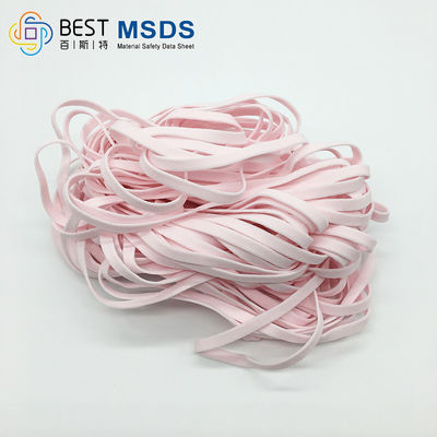 Pita Elastis Merah Muda Untuk Pengait Telinga Masker Lebar 5mm