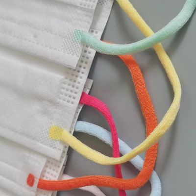 5mm Datar Lembut Elastis Ear Loops Band Aksesoris Masker Wajah Berbulu 5mm 6mm