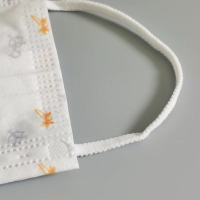 Nylon Soft Ear Loop Straps Polyester Tali Elastis Masker Sekali Pakai Bahan 6mm