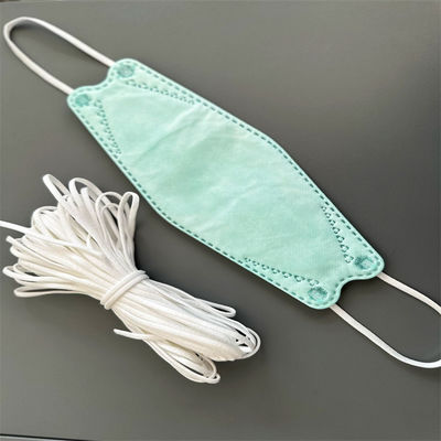 Penggantian Loop Telinga Elastis Elastis Untuk Masker Wajah Korea KF94 3.5mm 5.0mm