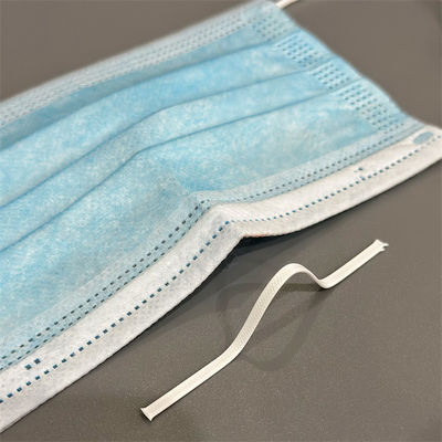 Plastik Single Core Nose Wire Untuk Masker Flat PP Nose Clip 3mm 5mm