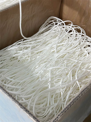 5mm Flat Ear Loop Tali Elastis White Polyester Spandex Earloop Untuk Masker 3D Korea