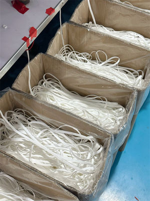 Tali Tali Elastis Pengait Telinga Putih 25 Mtr 3MM Untuk Masker Warna
