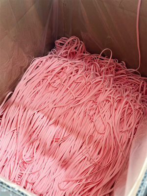 5mm Topeng Wajah Berwarna Pita Telinga Elastis Tali Lingkaran Untuk Topeng Datar