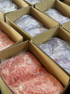 5mm Topeng Wajah Berwarna Pita Telinga Elastis Tali Lingkaran Untuk Topeng Datar